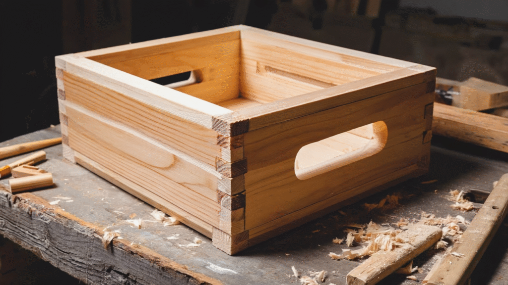 Failed woodworking project showing common woodworking mistakes with gaps and misalignments