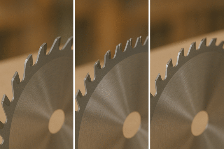 Table saw guide to blade types: ripping blade vs crosscut blade vs combination blade comparison
