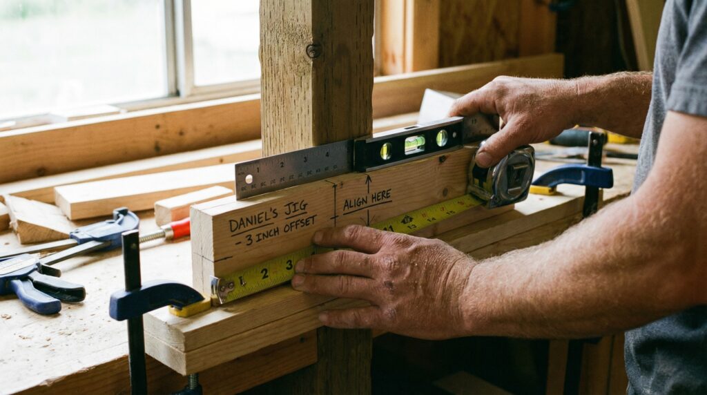 How to check table saw fence parallel to blade using DIY jig method for accurate woodworking alignment.