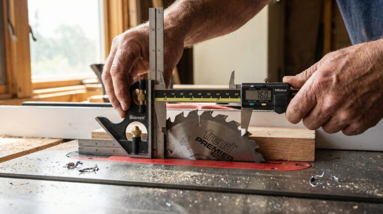 How to avoid beginner table saw mistakes by properly checking blade alignment and fence calibration for perfect woodworking results.